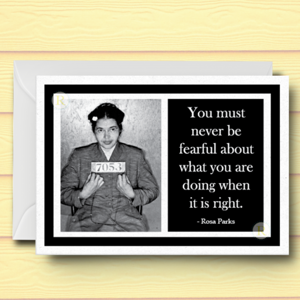 Rosa Parks Card